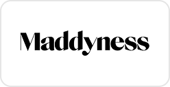 Logo du mot Maddyness en noir sur fond blanc.